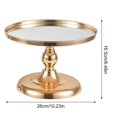 thumbnail image 4 of Cake Stand Metal  Cupcake Holder Decoration Dessert Fruit Display Rack for Party  S  Silver, 4 of 10