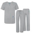 thumbnail image 1 of Adar Mens Medical Scrubs Set Medical Uniforms - Roomy Fit (30 Colors), 1 of 7