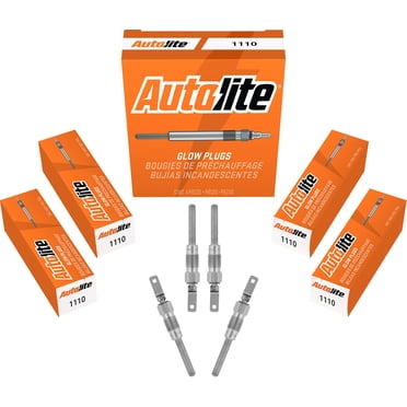 Autolite 1110 Bougie de Remplacement pour Moteurs Diesel 1982-1993 GM 6.2L & 1992-2004 GM 6.5L Super Duty (1 Pack)