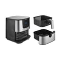 thumbnail image 3 of Kalorik Stainless Steel Digital Air Fryer Pro FT 44844 BK, 3 of 7