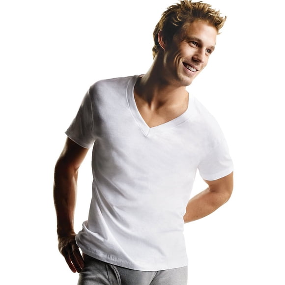 Hanes Ultimate Men's 5-Pack Best V-Neck T-Shirt
