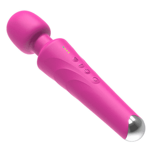 Rulwuck Puissant masseur de baguette personnel avec 20 modes de vibration, 8-speed masseur de corps, charge sans fil, masseur arrière électrique portatif silencieux