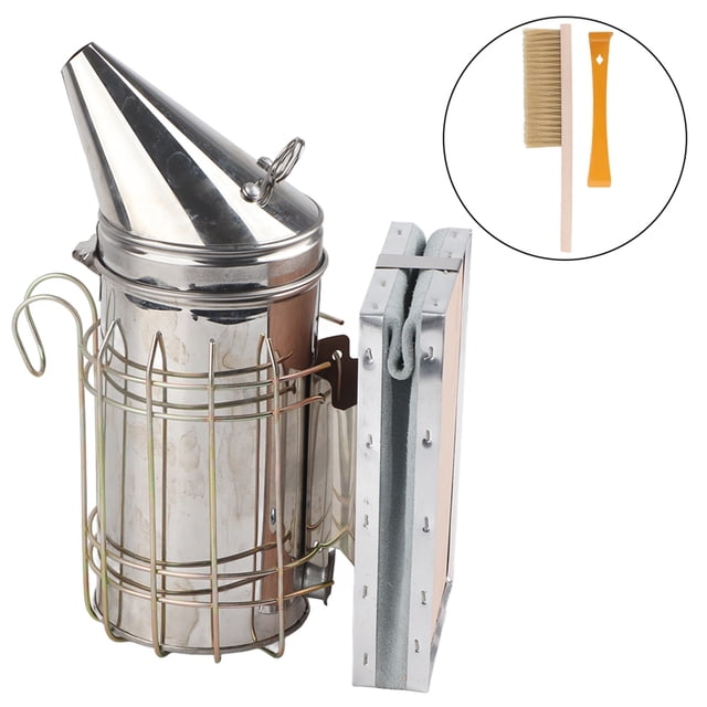 Bee Smoker, Heat Shield Protection Manual Bee Smoker, Small Size Honey Bee Smoker
