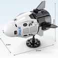 thumbnail image 4 of Ensemble de Blocs de Construction Centre de Lancement de Fusée Spatiale, Station Spatiale Aérospatiale et Modèle de Vaisseau Spatial, Jouet de Briques STIM de Ville Aéronautique Bricolage, Cadeau Éducatif Créatif pour Enfants, 4 of 7