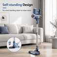 thumbnail image 3 of Prettycare Cordless Stick Vacuum Cleaner Lightweight Vacuum Cleaner,Designed for Floor Carpet Pet Hair W200, 3 of 14