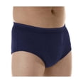 thumbnail image 4 of Lot de 3 Culottes de Contrôle de Vessie pour Hommes, Absorption Maximale, Lavables et Réutilisables, Bleu Marine, 2X (Taille 44-45), 4 of 12