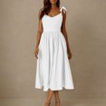 thumbnail image 4 of Styesk Robes pour Femmes Mode Printemps/été Vacances Deux Robes à Manches Courtes Col Rond, 4 of 9