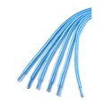 thumbnail image 3 of INSPIRE CHIC Unisex Round Rope Dual Colored Striped 1/5 Thick Boot Shoelace 90cm / 35.43" White Blue, 3 of 4