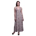 thumbnail image 1 of Bimba Robe Longue d'Été Sans Manches à Imprimé Teinture sur Nœuds Décontractée Maxi de Plage pour Femmes - Grand, 1 of 6