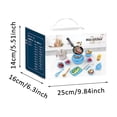 thumbnail image 2 of BotaniNest 22Pcs Kids Kitchen Food Grade Stainless Steel Kids Cooking Real Food Making For Children 7 14 Beginner Cooking Educational, 2 of 5