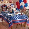 thumbnail image 1 of Birdeem Living Room Decor, Independence Day Table Runner Independence Day Party Tablecloth Suitable for Holiday Decoration Kitchen Table Cloth Living Room Fireplace Cabinet Table Cloth, 1 of 8