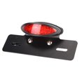thumbnail image 2 of Feu de Frein Plaque d'Immatriculation Feu Arrière de Frein de Moto Led Lumière Ovale Feu Arrière de Moto Rétro Led Arrière de Frein Feu de Plaque d'Immatriculation Adapté pour Couverture Rouge, 2 of 8
