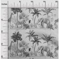 thumbnail image 2 of oneOone Viscose Jersey Gray Fabric Tropical Sewing Craft Projects Fabric Prints By Yard 60 Inch Wide, 2 of 4