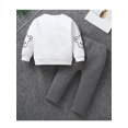 thumbnail image 2 of Baby Toddler Boys Winter Sweatshirt with Pants Set, 2 of 7
