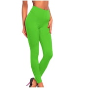 Timegard Leggings for Women High Waist Belly Control Sport Yoga Pant Stretch Solid Color Workout Trousers