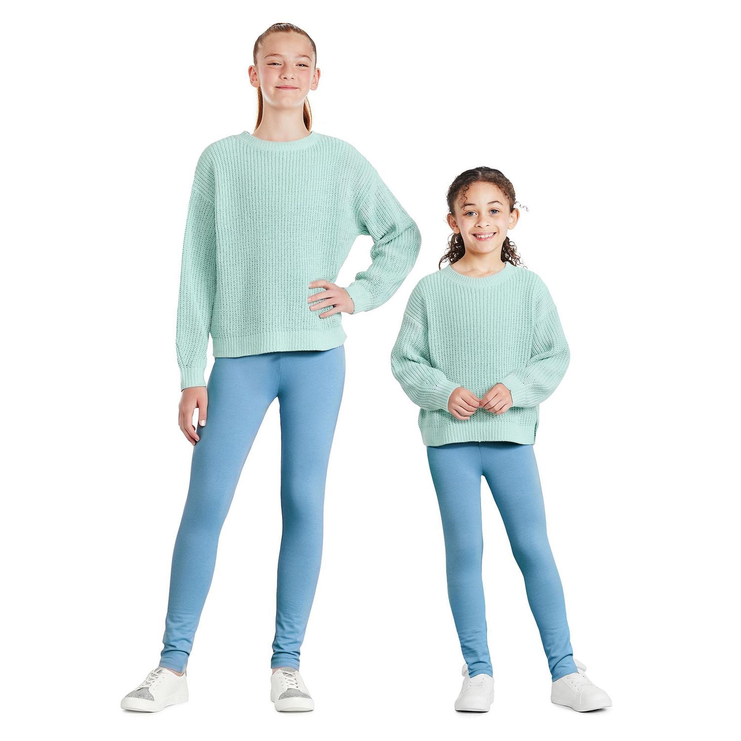 George Girls' Crew-Neck Chenille Pullover