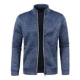 thumbnail image 3 of Men's Track Jackets Lightweight Full Zip Tops Casual Slim Fit Coat Workout Running Athletic Active Jacket With Pockets, 3 of 4