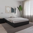 thumbnail image 4 of Nexera Milano Full Platform Bed Frame, Black Oak, 4 of 6