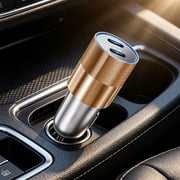 Birdeem 40W Car Charger, Dual USB-C Port Fast Car Charger Adapter, Compact Vehicle Charger Compatible with Most Devices, for Car Cigarette Lighter Power Source