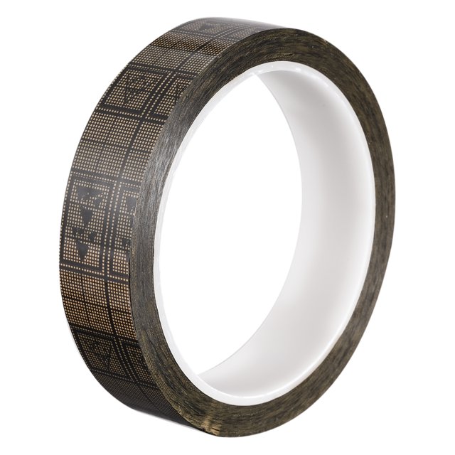 Unique Bargains Adhesive Grid ESD Tape 0.87 Inch Wide x 118 FT Long Conductive Grid Tape Brown