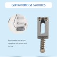 thumbnail image 3 of 12 Pieces Electric Guitar Bridge Saddles Flat Set for Strat Tele Guitar Replacement, 3 of 7