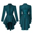 thumbnail image 3 of Manteau Queue-de-Pie Gothique Médiéval à Manches Longues pour Femmes Grande Taille Vêtements Gothiques pour Femmes Veste Rétro pour Robe Gothique Noire pour Femmes Robe Gothique et Spectacles Grande Taille Vêtements Gothiques pour Femmes, 3 of 7