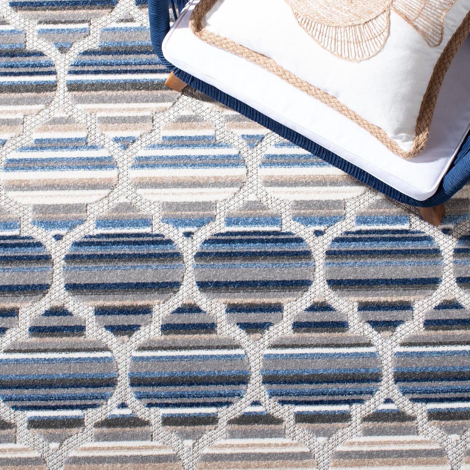 Safavieh Cabana Rorie Tapis Géométrique Extérieur