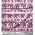 thumbnail image 1 of Soimoi Rayon Fabric Aztec & Tribal Elephant Ethnic Fabric Prints By Yard 56 Inch Wide, 1 of 3