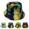 thumbnail image 2 of Coofit Chapeau Bob d'Été Réversible en Coton à Motif de Fruits, Chapeau de Soleil Mode, Casquette Bob pour Voyage, 2 of 10