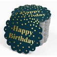 thumbnail image 4 of Inkdotpot Pack Of 50 Happy Birthday Favor Paper Tags Craft Real Gold Foil Hang Tags, 4 of 6