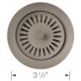 thumbnail image 2 of Color-Coordinated Metal Basket Strainer - Truffle, 2 of 3