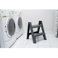 thumbnail image 4 of Mistral® Plastic Folding 2-Step Stool Grey, 4 of 6