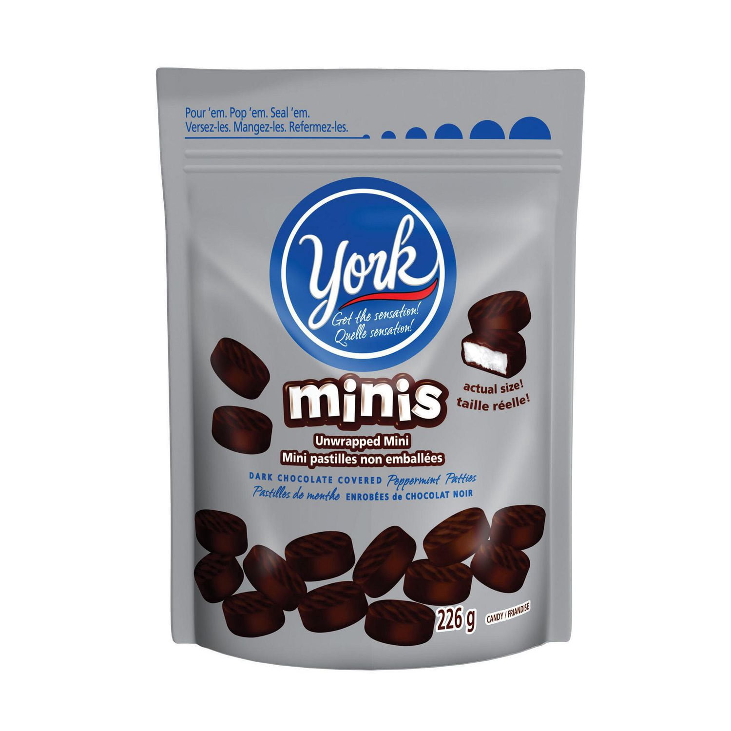 YORK Dark Chocolate Peppermint Patties Minis