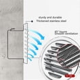 thumbnail image 3 of Grille de Ventilation Ronde en Acier Inoxydable avec Tuyau d'Évacuation, Hotte de Sortie d'Air, Grille Ronde avec Évent d'Air, Hotte d'Extraction de Fumée avec Moustiquaire, 3 of 5