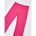 thumbnail image 2 of Hanes Girls` ComfortSoft EcoSmart Open Leg Sweatpants, XS, Amaranth, 2 of 2