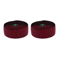 thumbnail image 3 of 2PCS/Box Road Bike Handlebar Tape Shock Accessory Absorption Bicycle Wraps EVA PU Silicone Self Adhesive Flexible Trimmable Grip Belt Red, 3 of 9