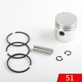 thumbnail image 1 of Air Compressor Piston+Piston Rings Parts Air Pump Accessories 42/47/48/51/65Mm, 1 of 7