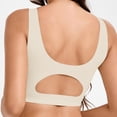 thumbnail image 4 of Seamless Comfort Bras for Solid Color T Shirt Wear with Smooth Back Design Everyday Support Everyday Back Smoothing Full Coverage Wireless bra, 4 of 7
