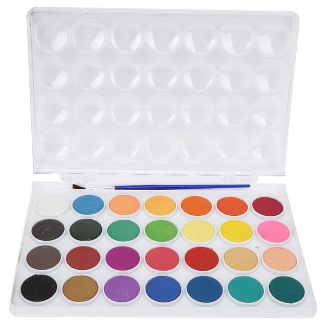 28 Colors Solid Waterolor Paint, Watercolor Paint, Gouache