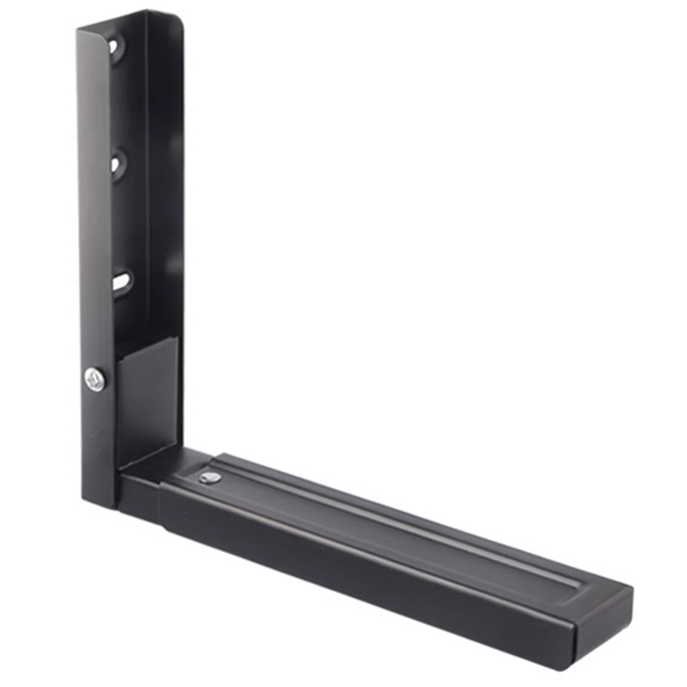 Microwave Oven Rack Steel Black Homeowners Kitchen Organization 1 Set 10.6X9.6X1.9In