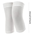 thumbnail image 4 of Sentmoon NonSlip Synthetic Silk Knee Protectors Warm Knitting Yoga Knee Pads Breathable Support Home Leg Protection Cold Weather Gear Soft Flexible Sleeve for Arthritis Sports, 4 of 4