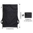 thumbnail image 2 of Backpack style laundry bag with shoulder straps, large laundry bag backpack with drawstring closure, suitable for universities, travel, laundry shops, apartments, 2 of 7