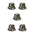 thumbnail image 3 of Thinsony Polyester Breathable Fisherman Cap For Sun Protection And Comfort Sunscreen Fisherman Cap Hat Summer disruptive pattern4 58cm 5Set, 3 of 6