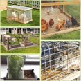 thumbnail image 2 of Yharnamite Galvanized Wire Mesh, 40cm x 6m, Garden Fence, Chicken Wire, Poultry Netting, DIY Projects, Silver, Stainless Steel, 2 of 7