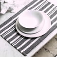 thumbnail image 4 of Fabstyles Broadway Stripe Cotton Placemats Set of 4 Machine Washable Heavyweight Table Mats Perfect for The Kitchen and Dining Table or Outdoor Tables, 4 of 5