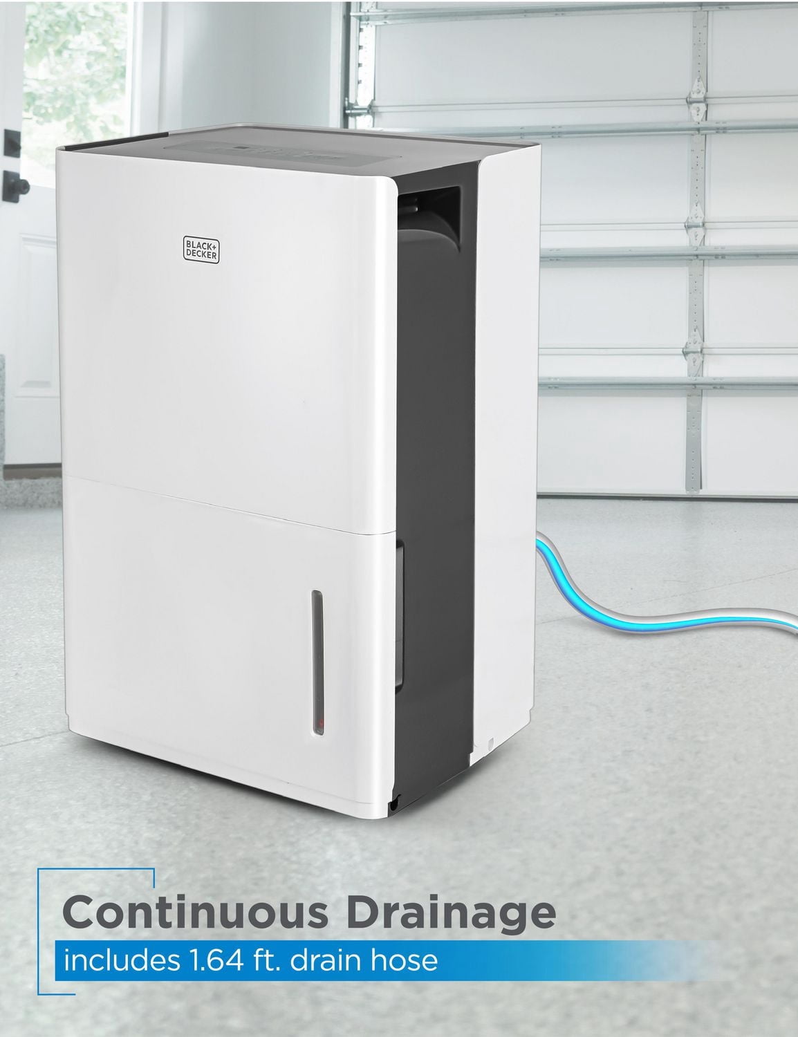 BLACK+DECKER 4500 Sq. Ft. Dehumidifier for Large Spaces and Basements, Energy Star Certified, BD50MWSA
