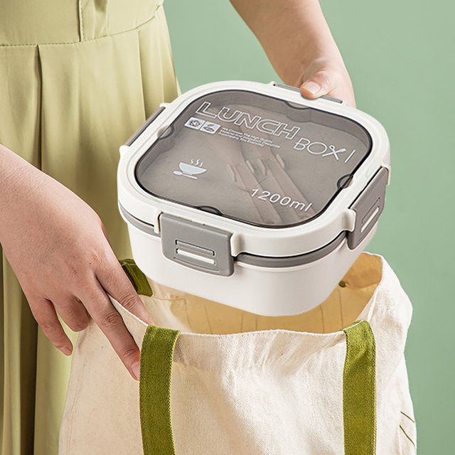 EGNMCR Lunch Box Kids,Bento Box Adult Lunch Box,Lunch Containers For Adults/Kids/Toddler,1200ML-5 Compartment Bento Lunch Box,Built-In Reusable Spoon & BPA-Free, Mother's Day Gift Ideas