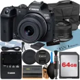 thumbnail image 1 of Canon EOS R7 Mirrorless Camera with RF-S 18-45mm Lens + 64GB Memory Card + Case + ZeeTech Accessory Bundle, 1 of 8