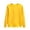 Yellow, variant on Moxiu Crewneck Sweatshirts Women Fall Long Sleeve Fleece Sweat Shirt Basic Solid Color Pullover Tops Sweater Jumper Sweatshirt Pink,XXXXL