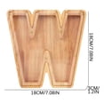 thumbnail image 3 of WRKEKC Clearance Personalized Wooden Name Money Box Wooden Deposit Box Twenty Six English Letters, 3 of 5